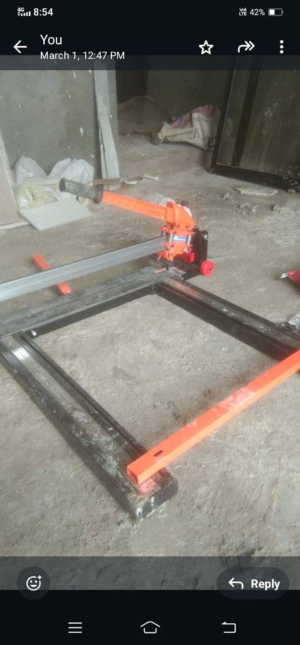 Tile Cutter almost brand new 0