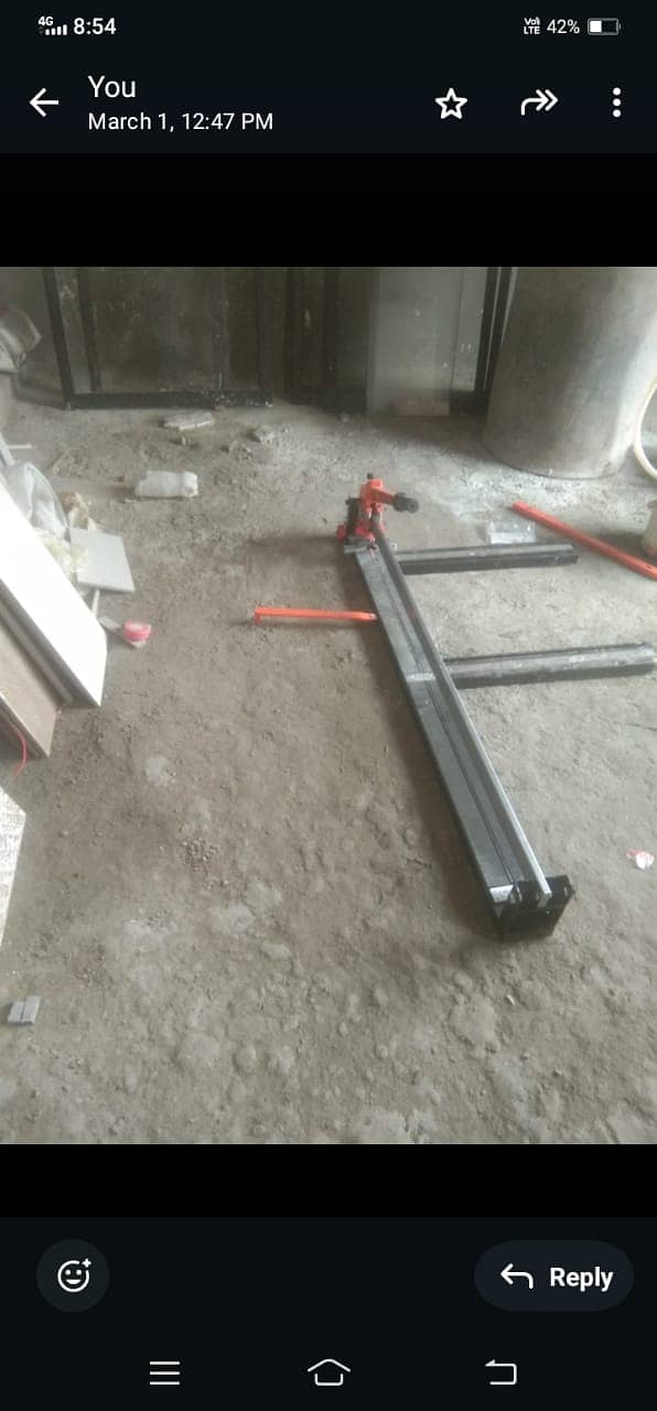 Tile Cutter almost brand new 1