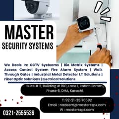 CCTV Camera Installation Door Intercom & Access Control system Karach