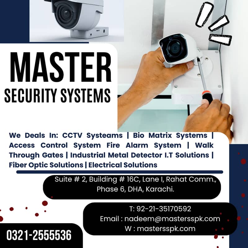 CCTV Camera Installation Door Intercom & Access Control system Karach 0