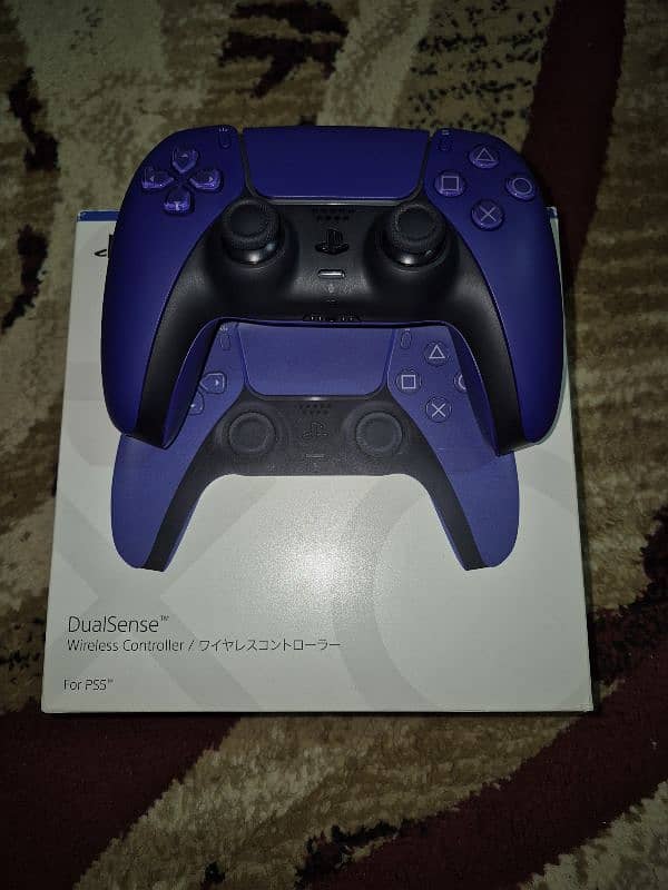 PS5 Dualsense Controller Galactic Purple with box 0