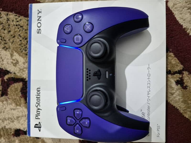 PS5 Dualsense Controller Galactic Purple with box 3