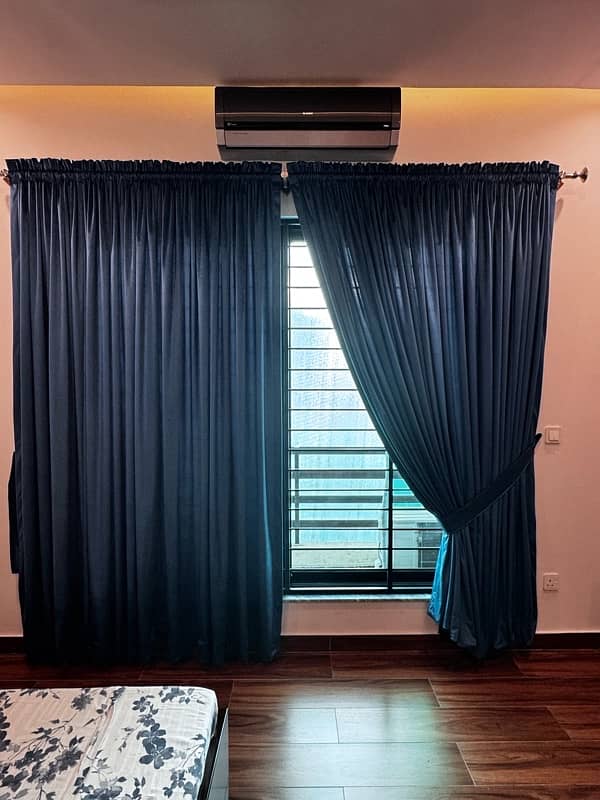 8x8 Royal Blue Brand new Curtains 0