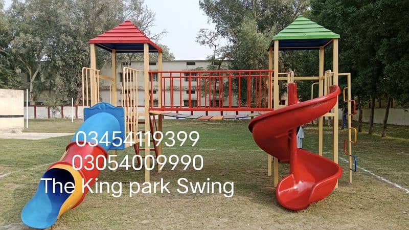 playground slide Swing seesaw Merry go round 4