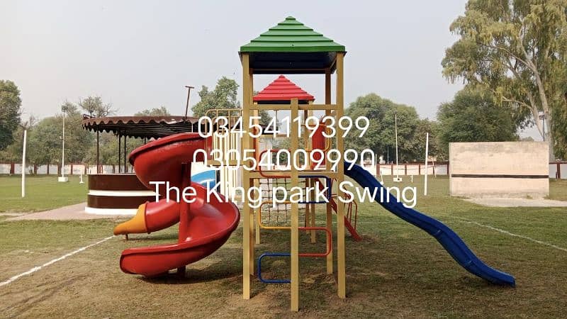 playground slide Swing seesaw Merry go round 5