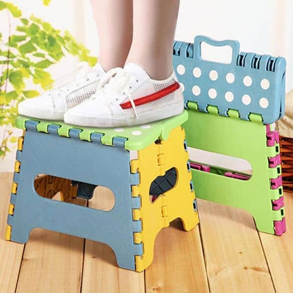 Plastic Portable Folding stool 2