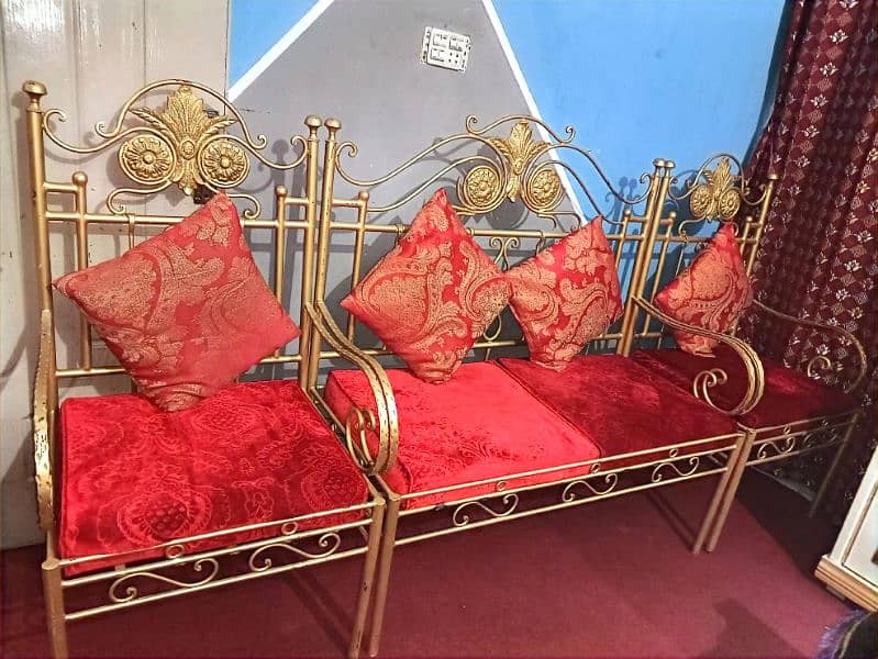 Iron sofa and iron bed 0