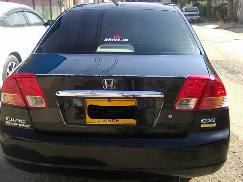 HONDA CIVIC EXi 2004 PROSMATIC BLACK AUTOMATIC BEHTREEN CONDITION 3