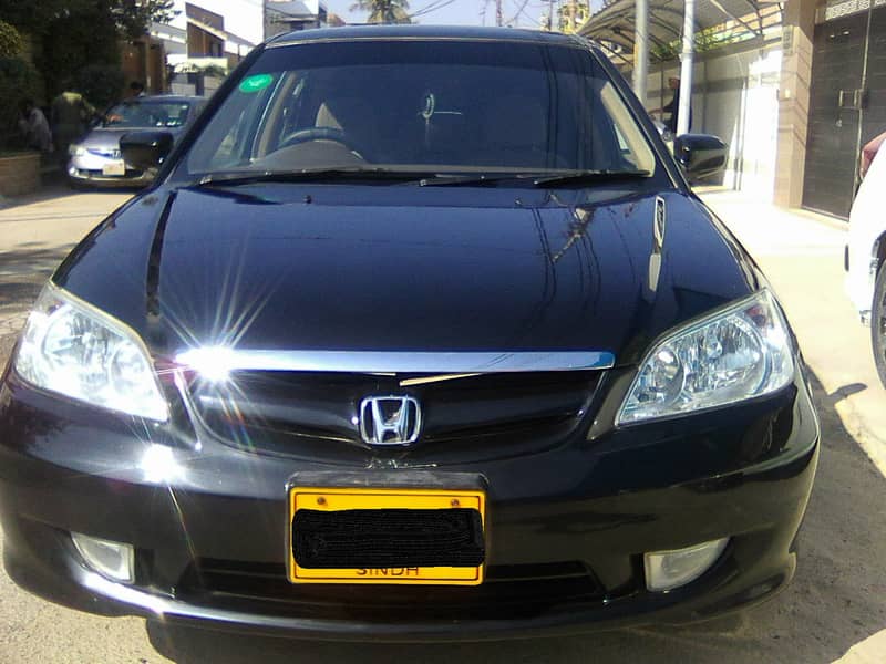 HONDA CIVIC EXi 2004 PROSMATIC BLACK AUTOMATIC BEHTREEN CONDITION 8