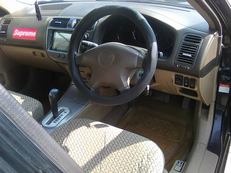 HONDA CIVIC EXi 2004 PROSMATIC BLACK AUTOMATIC BEHTREEN CONDITION 9