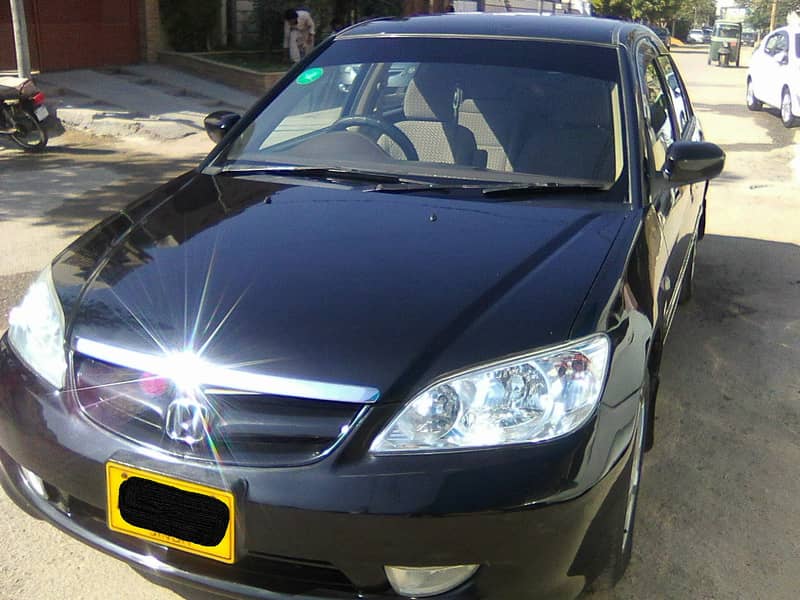 HONDA CIVIC EXi 2004 PROSMATIC BLACK AUTOMATIC BEHTREEN CONDITION 12