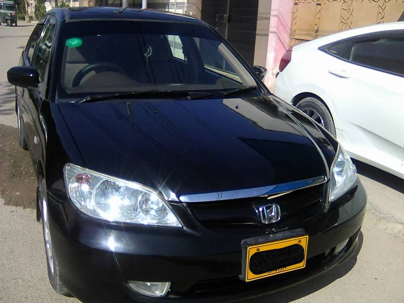 HONDA CIVIC EXi 2004 PROSMATIC BLACK AUTOMATIC BEHTREEN CONDITION 16