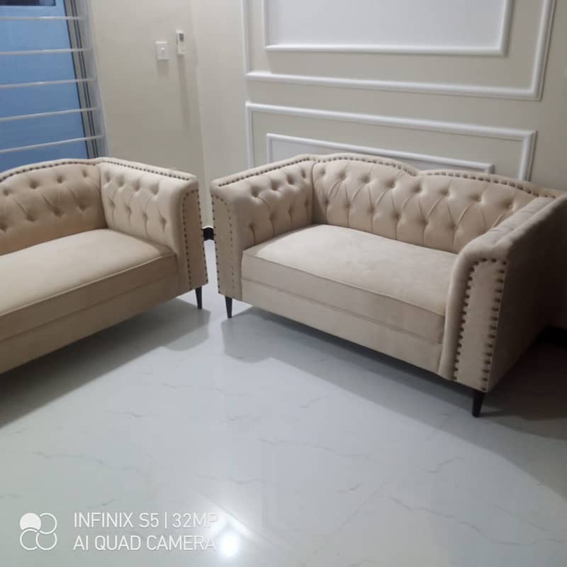 Luxury Sofa  /Three Seater sofa set/sofa bed/ Wooden Sofa 0