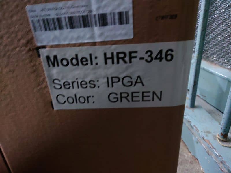 HAIER REFRIGRATOR (MODEL#HRF-346) IPGA 7