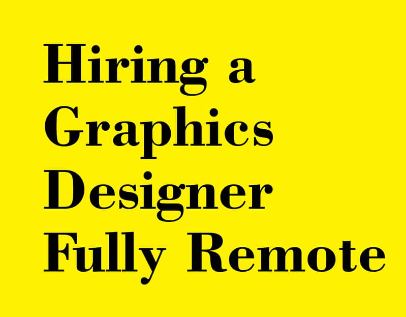 We are Hiring Expert Graphics Designer - Remote/Home Based Job 0