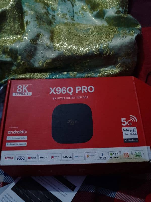 X96Q Pro Android TV Box (8K Ultra HD, 4GB RAM, 64GB Storage) 2