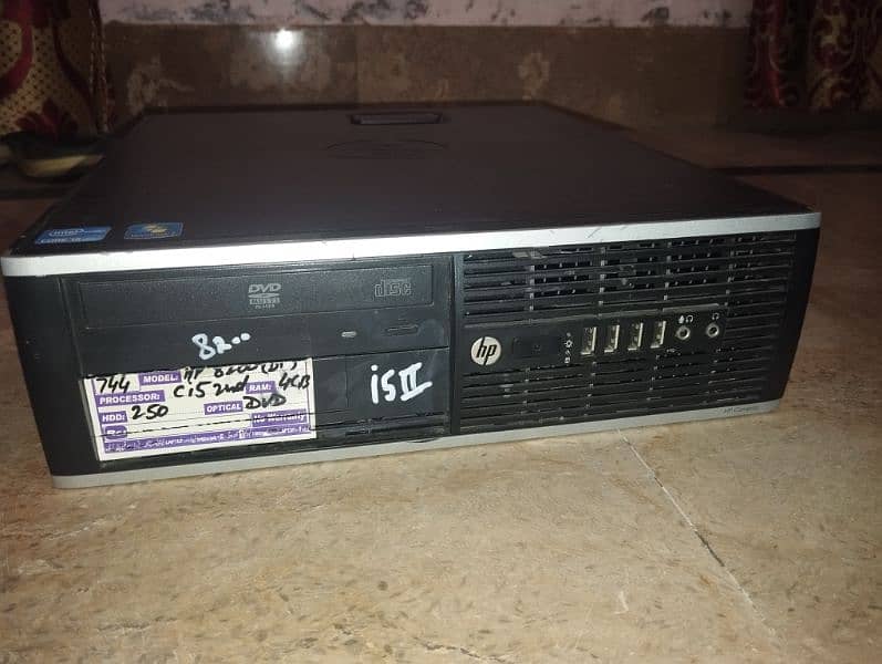 Hp 8200, core i5 2nd generation,  4gb ram , HDD 250 0