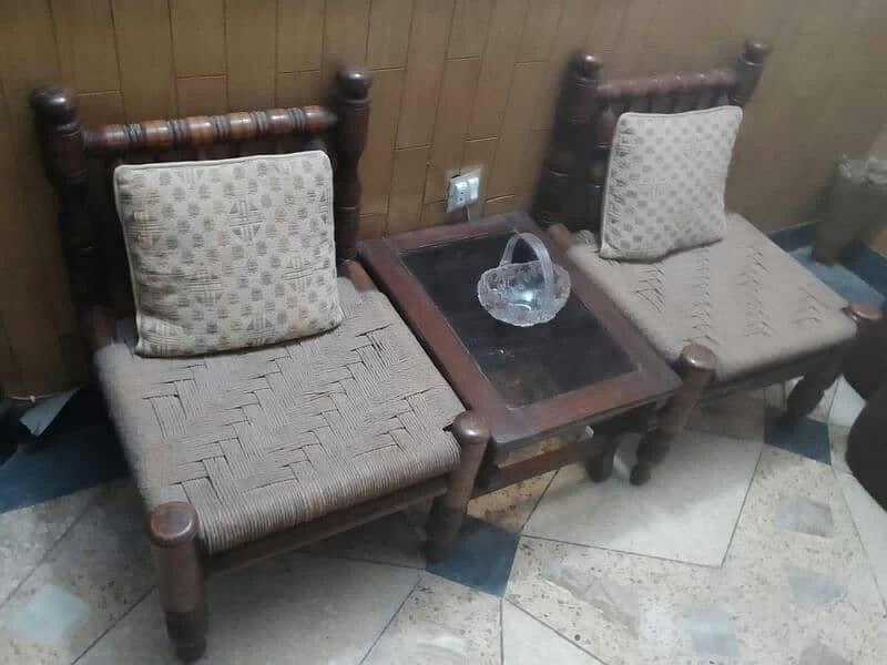 sofa set 4 seter with center table 1