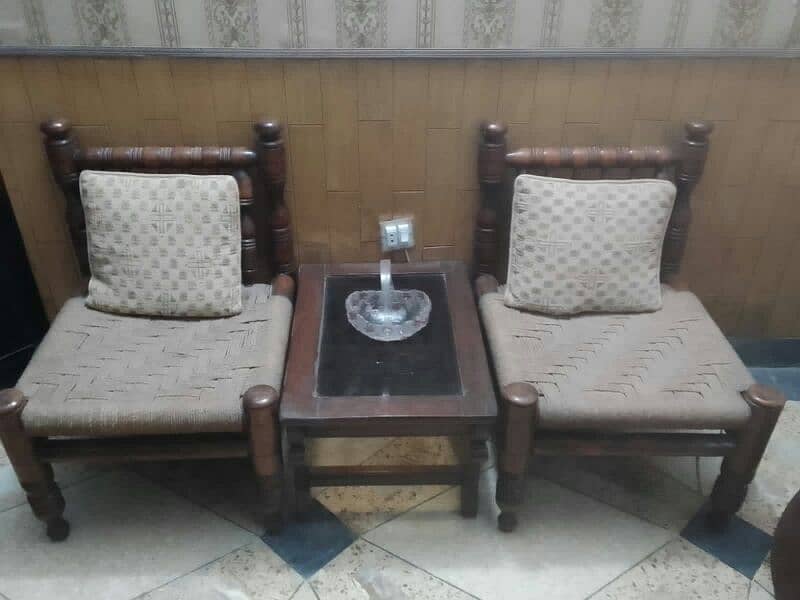 sofa set 4 seter with center table 2