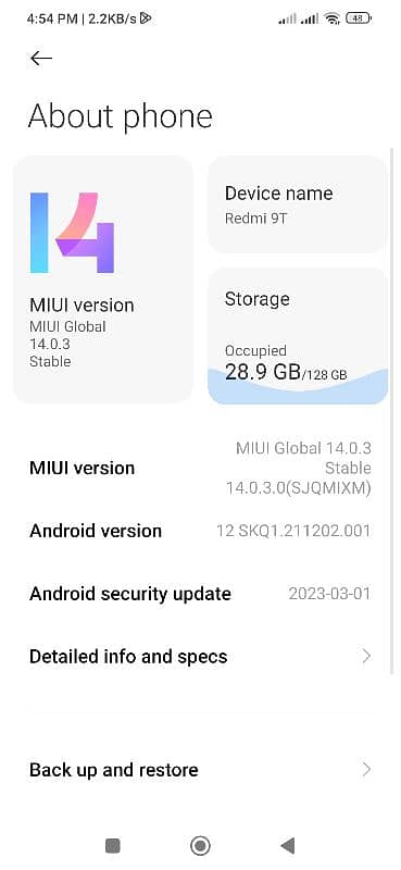 Xiaomi redmi 9t 6+2/128 1