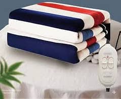 Electric heating blanket for double bed single bed