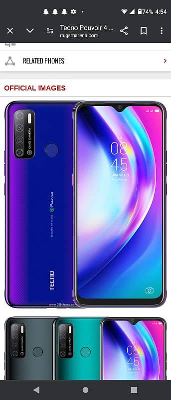 Tecno pouvior 4 pro 1