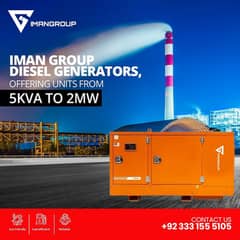 5kVA to 2MW Low Noise | Low Fuel Consumption Generators for Sale