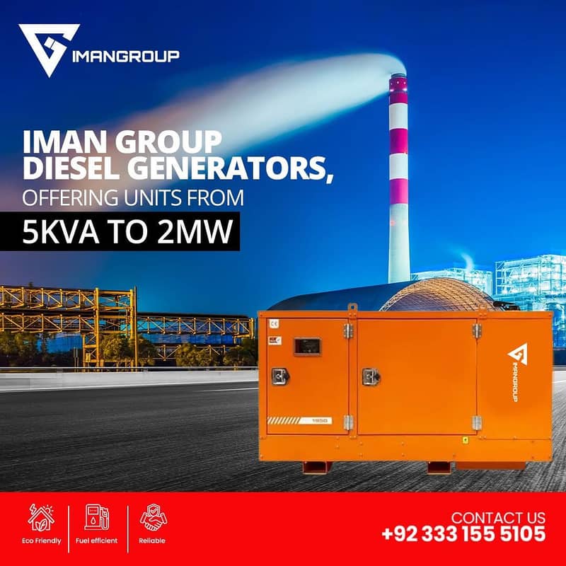 5kVA to 2MW Low Noise | Low Fuel Consumption Generators for Sale 0