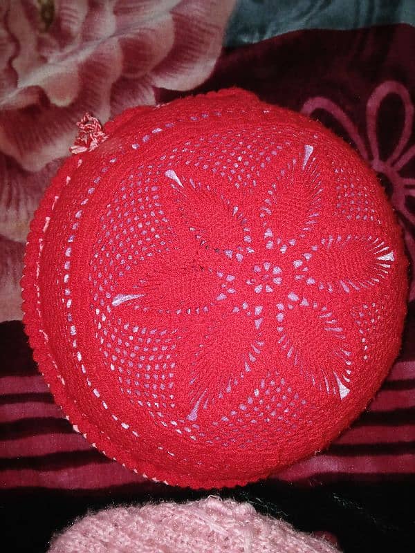 handmade items(cushions,frocks n caps) 15