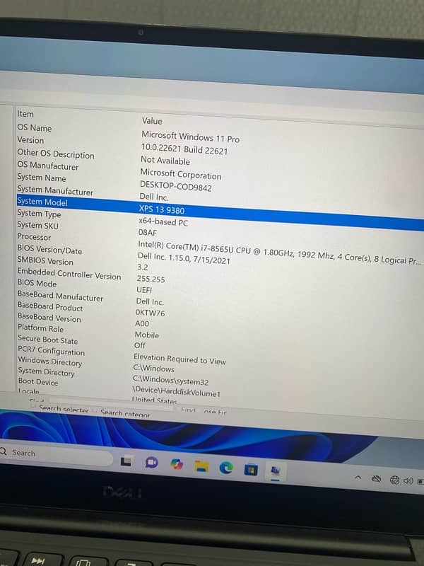 Dell XPS 9380 | Core i7-8th gen | 16/512 SSD | Laptop 5