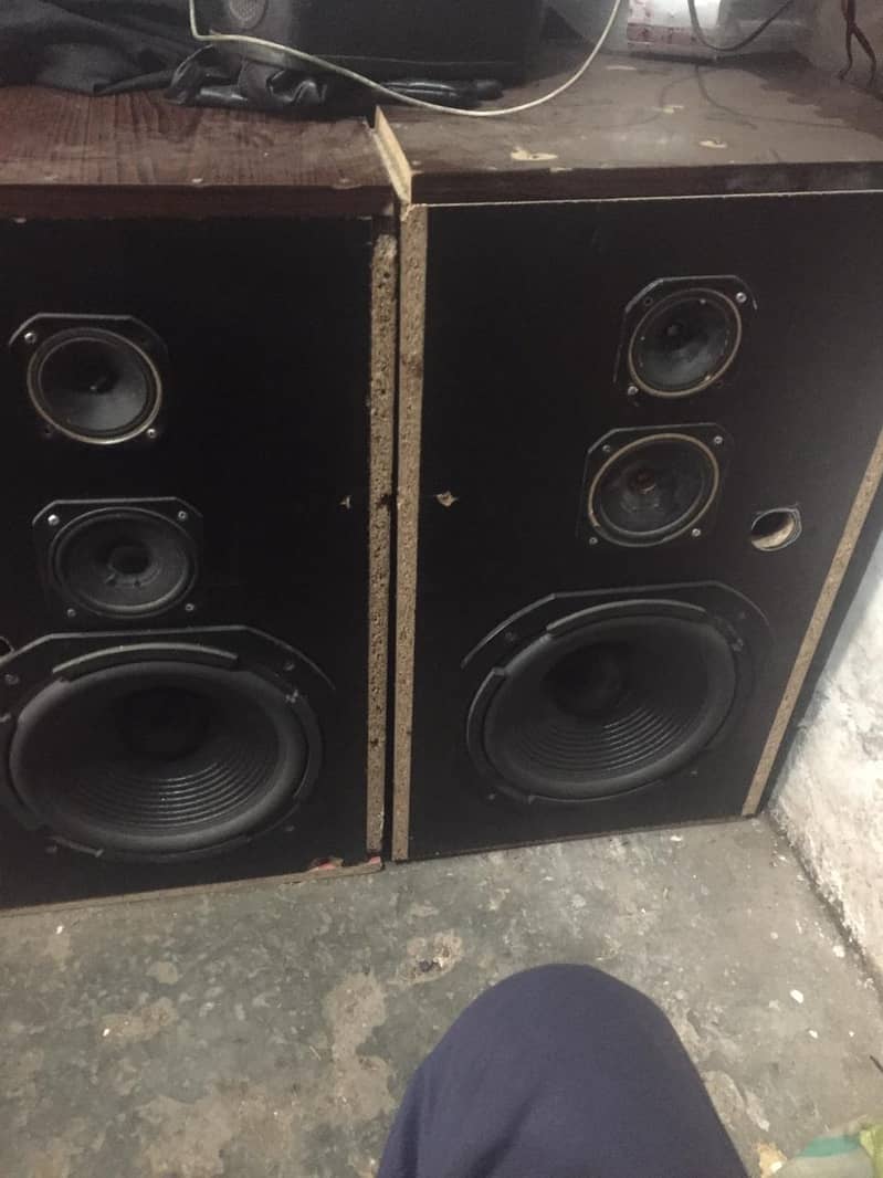 japaani woofer speakers" two pcs original 100% ok 1