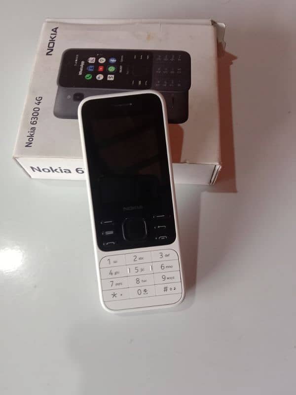 Nokia 6300 4G  good condition with charger and box 4