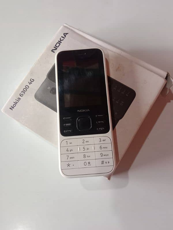 Nokia 6300 4G  good condition with charger and box 6