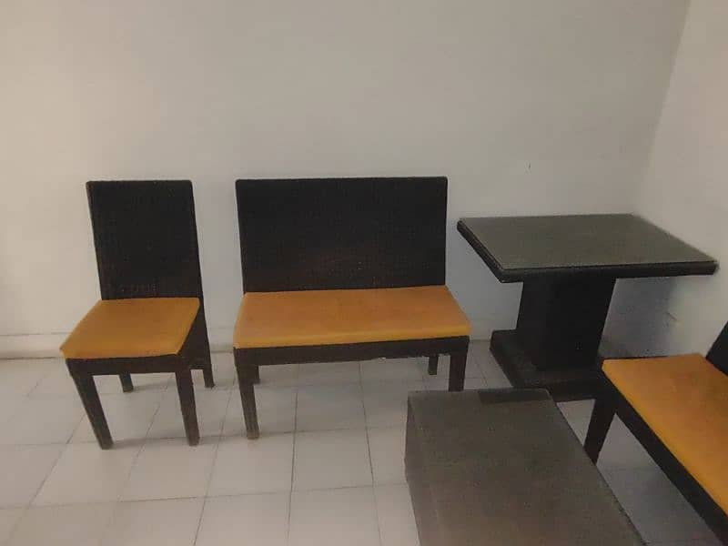 Dining Table Used Condition 2 Sofa And 2 Chairs 0