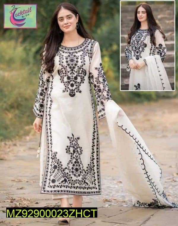 Women's stitch cotton suit 2