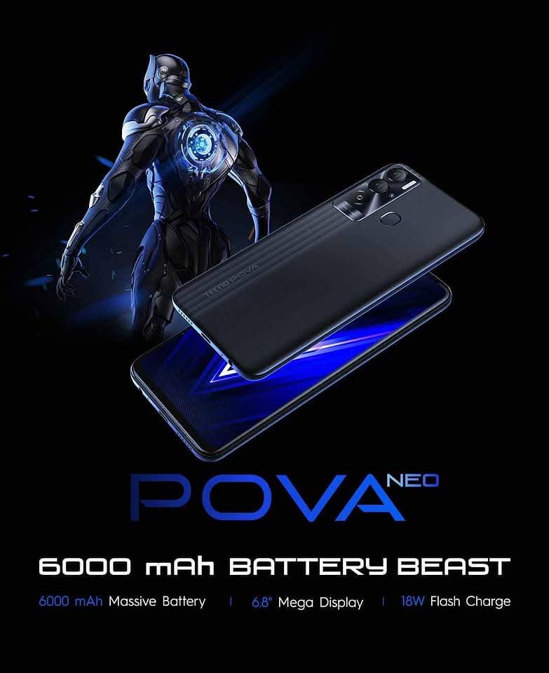 Tecno Pova Neo | Upto 7GB RAM | 64GB Storage | Condition 10/10 6