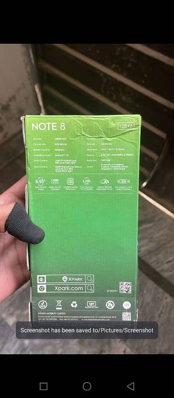 Infinix note 8 6GB 128 pta approved iPhone x xsmax 11 12 13 14 15 16 6