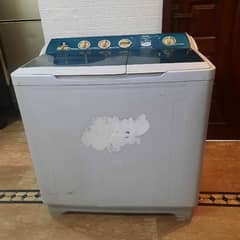 Haier Jumbo Size Semi Automatic Washing Machine With Dryer 12 Litters