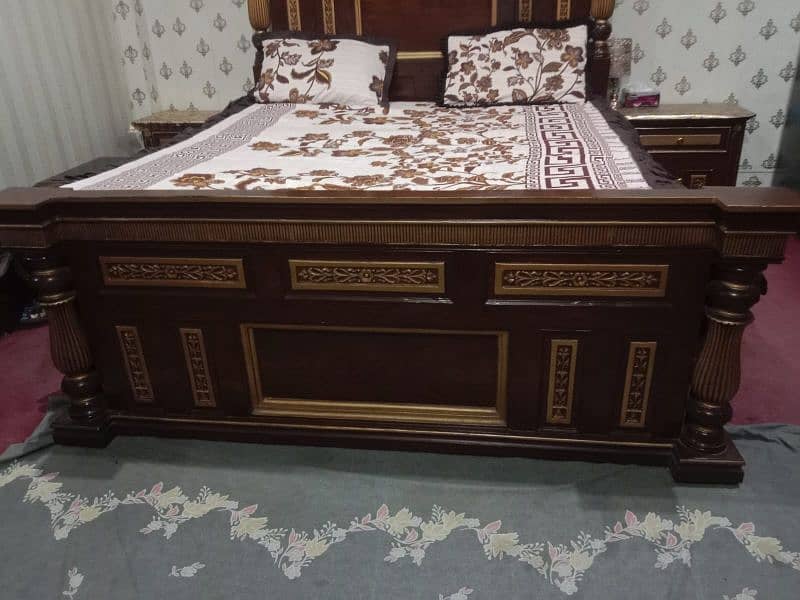 Pure wooden bed set(made from (chiniote) 3