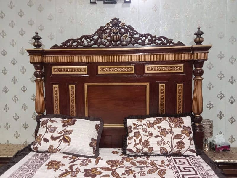 Pure wooden bed set(made from (chiniote) 8