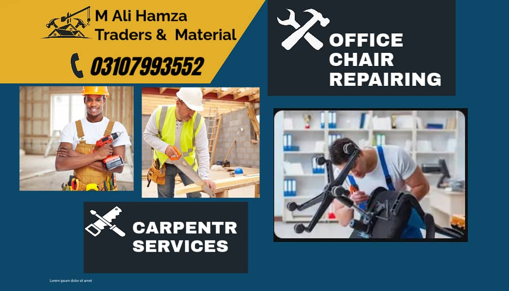 Office Chair Repair - Office Furniture Repairing - Carpenter Service 1