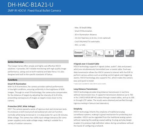 HD Cameras ,CCTV Camera ,Hikvision Brand Home CCTV Security Camera 5