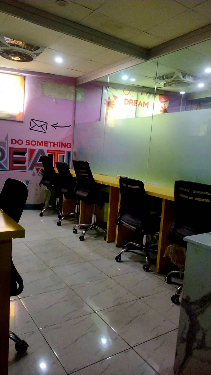 Fully Furnished Offices available for RENT Immediately nxt to askari 4 3