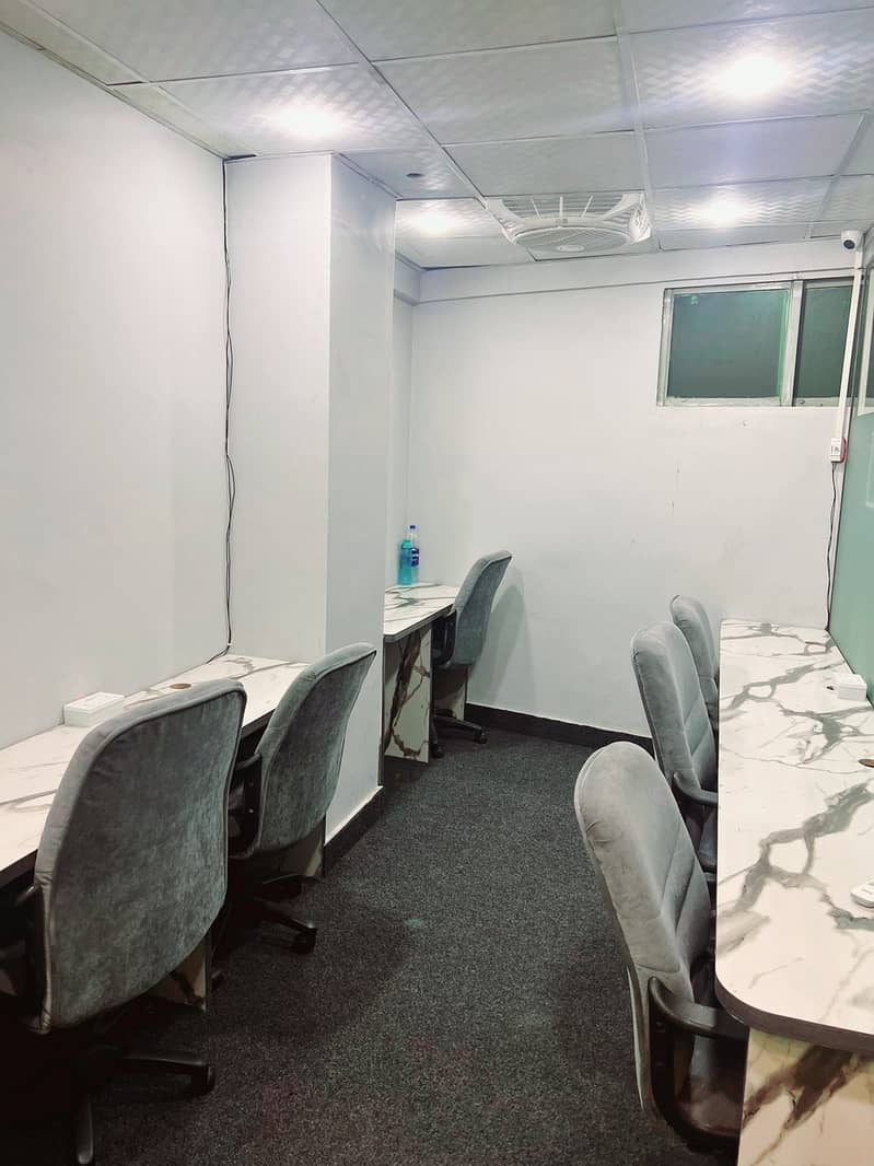 Fully Furnished Offices available for RENT Immediately nxt to askari 4 13