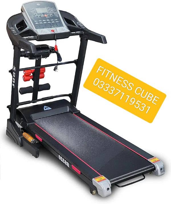 UAE IMPORT TREADMILL HEAVY DUTY AUTO INCLINE WITH MASSAGER 0