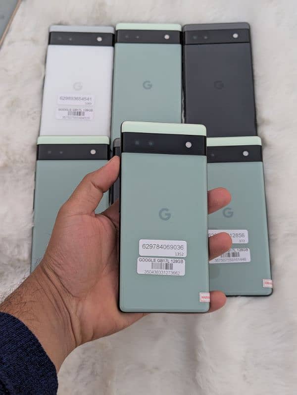 Google pixel 6/6A/6pro/7/7a/7Pro Dual sim Pta approved 9