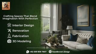 3D Modeling/Interior Design/Architect/Renovation/Fabrication Services