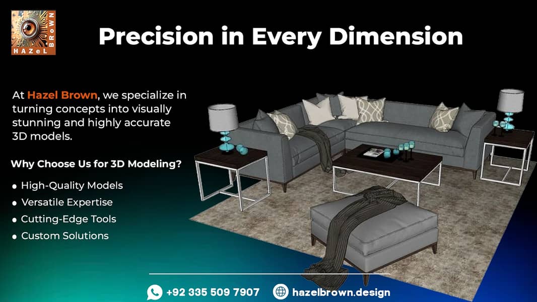 3D Modeling/Interior Design/Commercial renovation/Fabrication Services 6