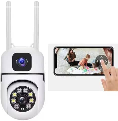 ptz dual lens camera 1080p day night vision 0