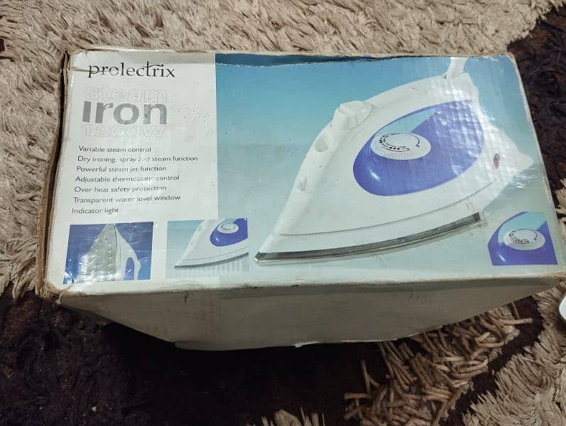 Steam iron prolectrix 4